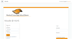Desktop Screenshot of moodle.huhs.org